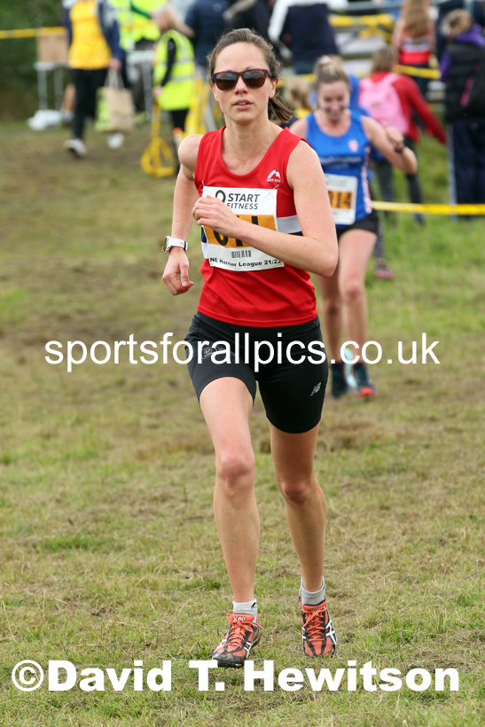 Senior womens 2021 North Eastern Harrier League, Druridge Bay. Photo: David T. Hewitson/Sports for All Pics